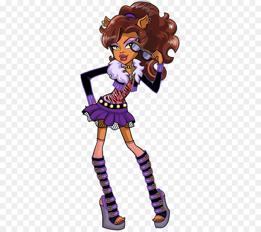 Monster High Clawdeen Wolf De La Muñeca，Monster High PNG