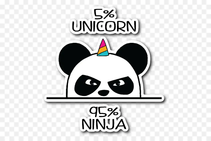 Panda Unicornio，Animal PNG