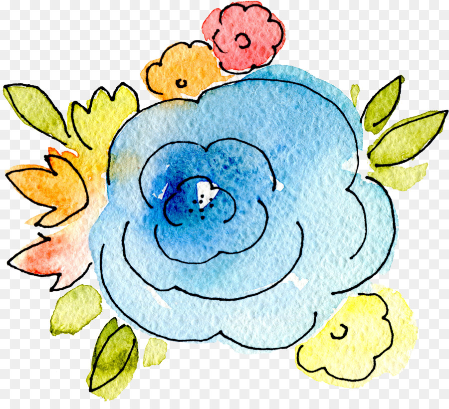 Diseño Floral，Dibujos Animados PNG