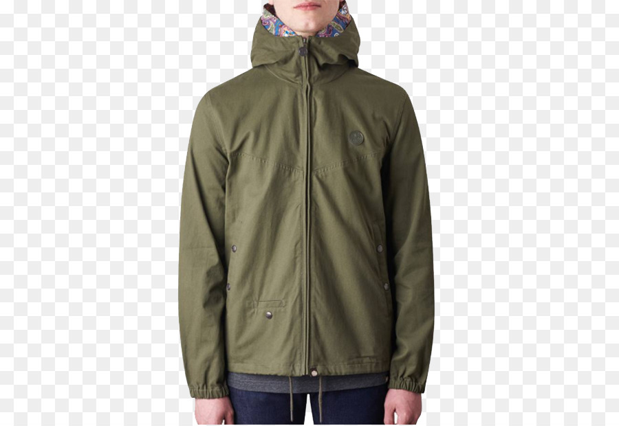 Chaqueta Con Capucha Verde，Ropa De Calle PNG