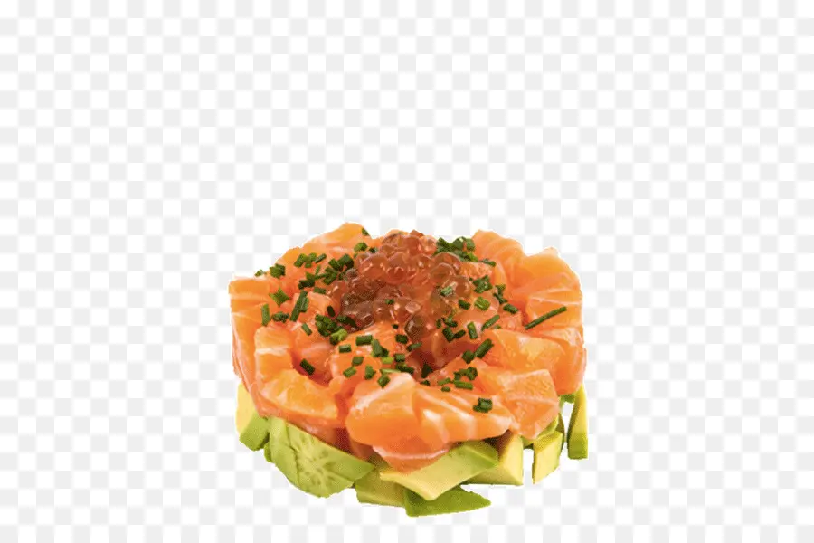 Tartar De Salmón，Palta PNG