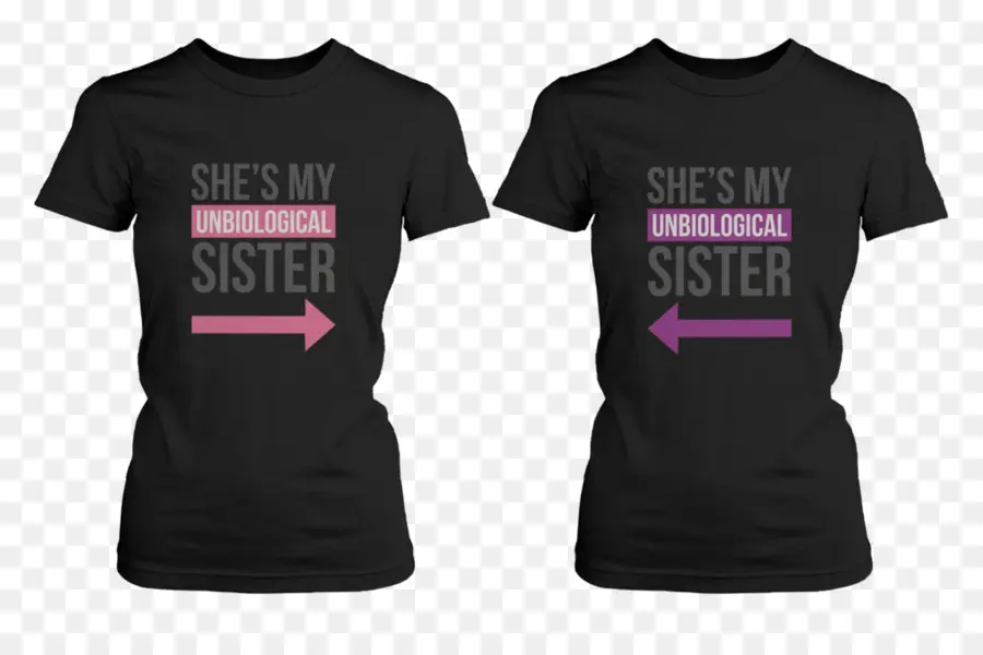 Camisetas A Juego，Hermanas PNG