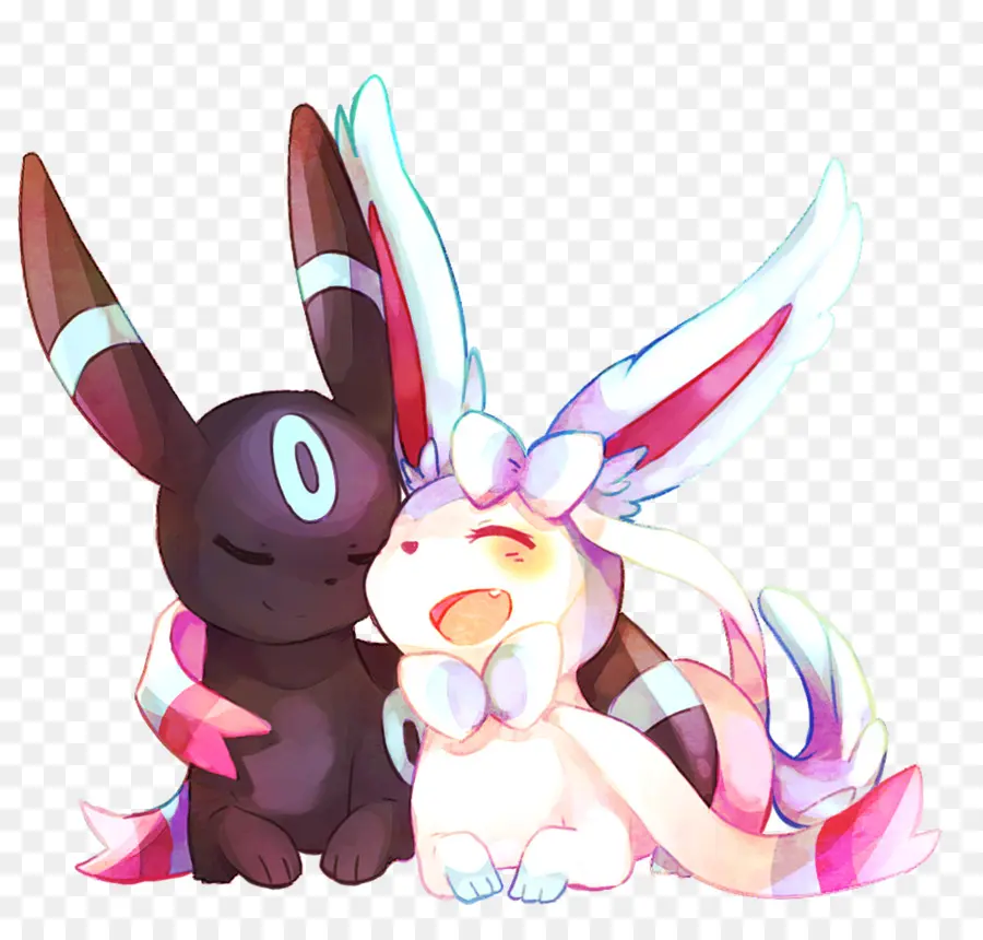 Umbreon，Sylveon PNG