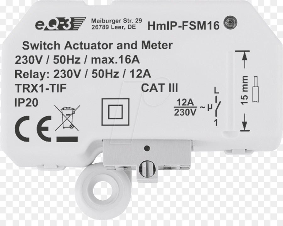 Homematic Ip Actuador Hmipfsm，Electrónica PNG