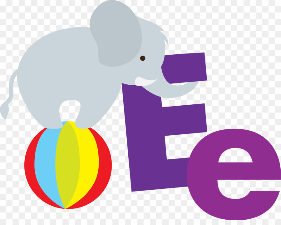 Elefante Y Letra E，Alfabeto PNG