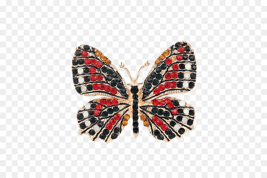 Broche，Mariposa Monarca PNG