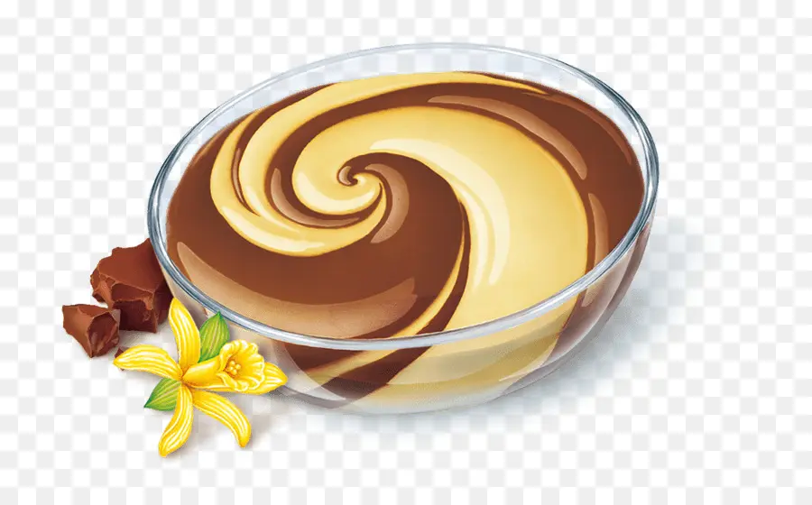 Pudín Arremolinado，Chocolate PNG