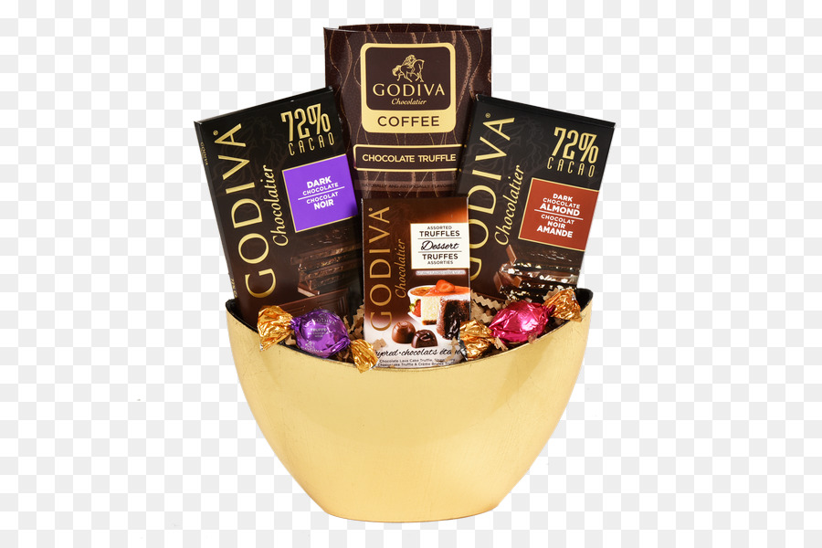 Cestas De Regalo De Comida，Trufa De Chocolate PNG