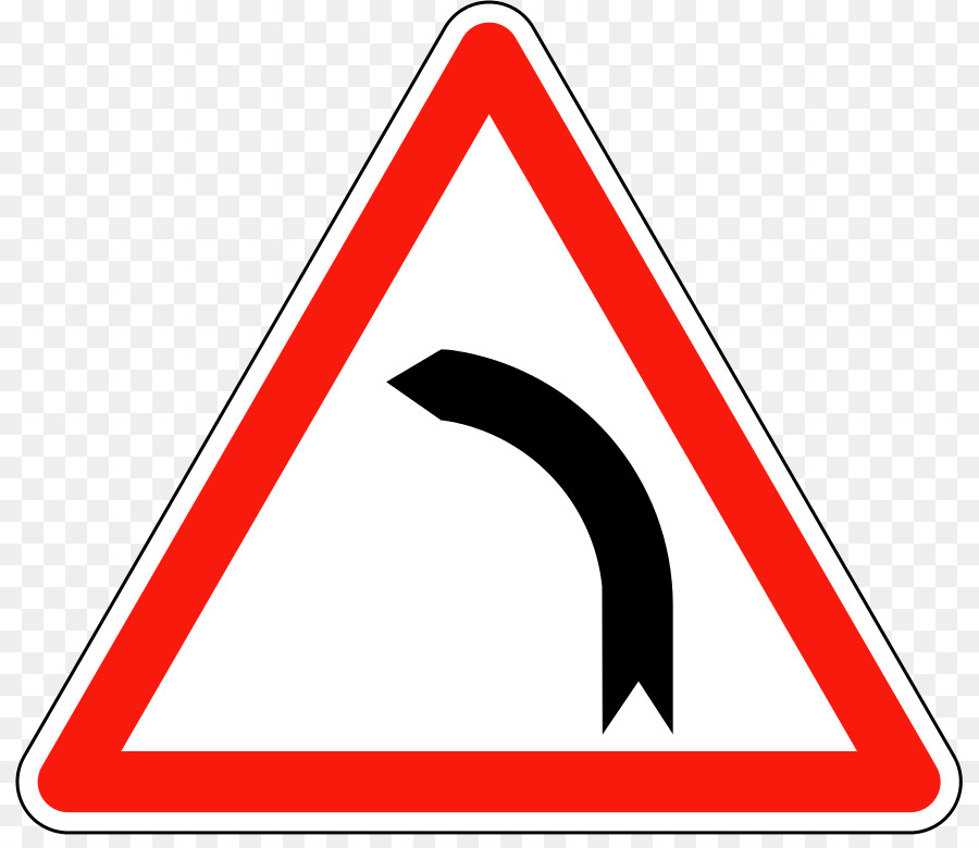 Curva Hasta El Signo De Carretera Correcto En Francia，Señal De Tráfico PNG