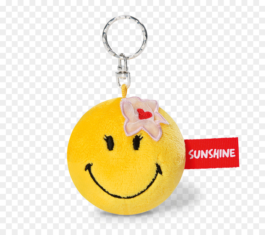 Amarillo，Nici 36729 Smileyworld Amarillo Sunshine 6 Cm Llavero PNG