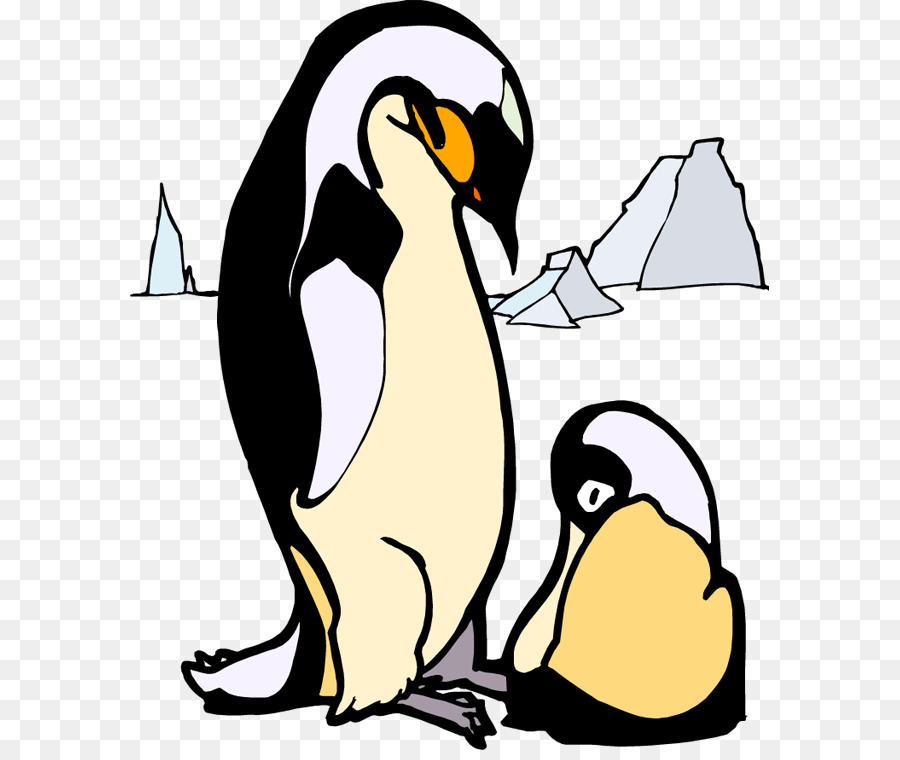 Pingüino，Pingüino Rey PNG