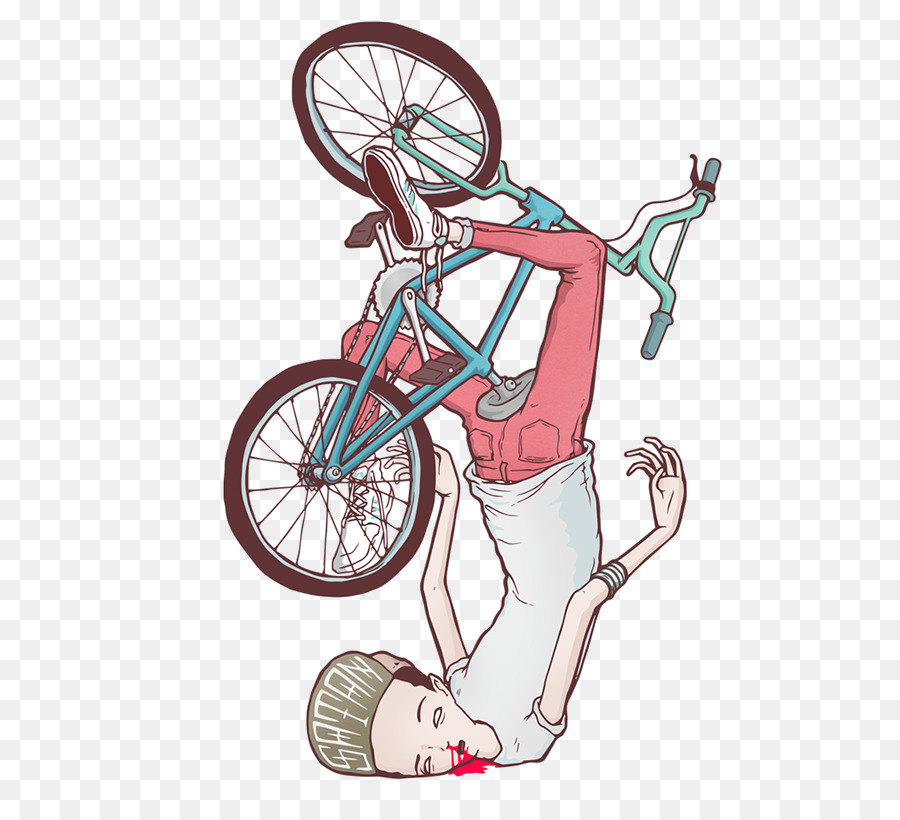 Ciclista Cayendo，Bicicleta PNG