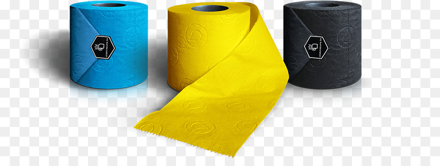 Papel Higiénico De Colores，Azul PNG