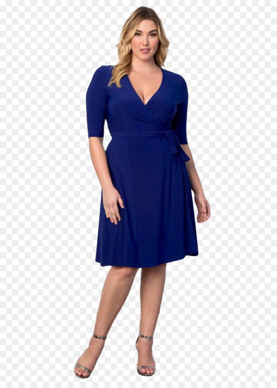 Vestido Azul，Moda PNG