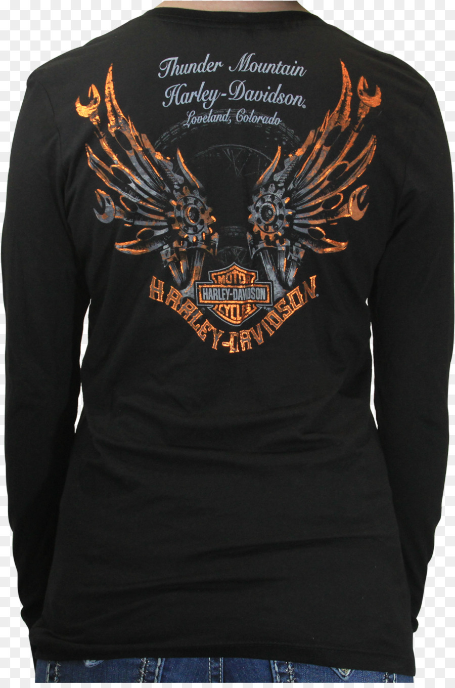 Camiseta，Thunder Mountain Propietarios De Harley Davidson PNG