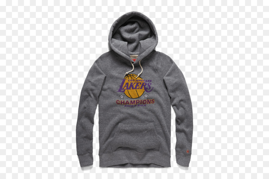 Sudadera Con Capucha Gris，Lakers PNG