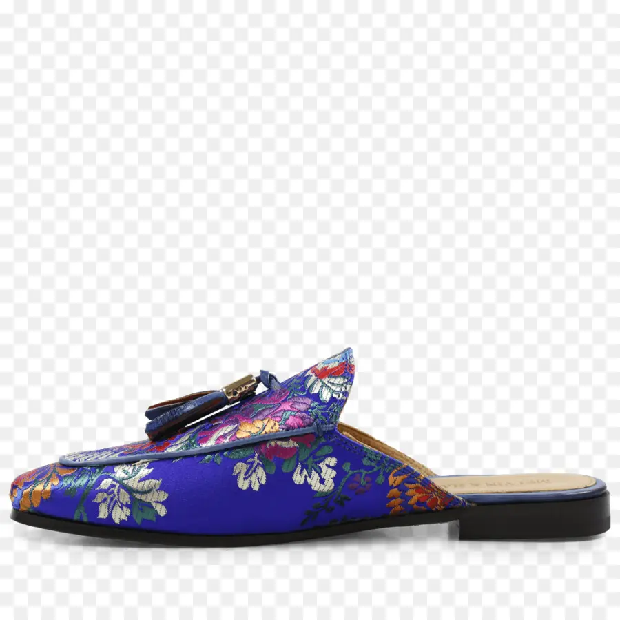 Zapatilla Floral，Zapato PNG