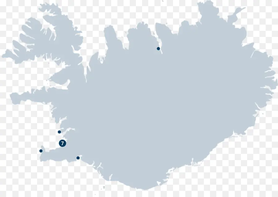 Mapa，Región Del Sur Islandia PNG