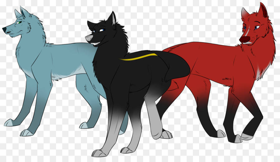 Lobos De Dibujos Animados，Animales PNG