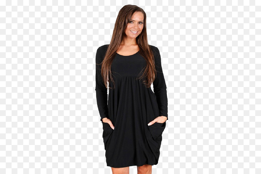 Camiseta，Vestido Negro PNG