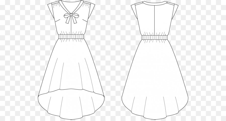 Bosquejo Del Vestido，Ropa PNG