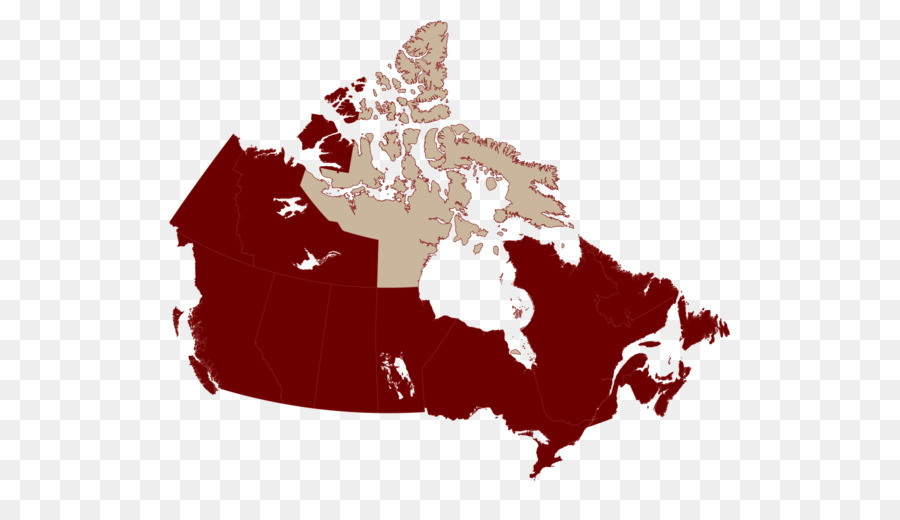 Canadá，Mapa PNG