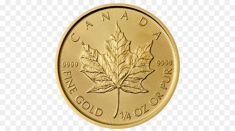 Canadiense De Oro De La Hoja De Arce，La Moneda De Oro PNG