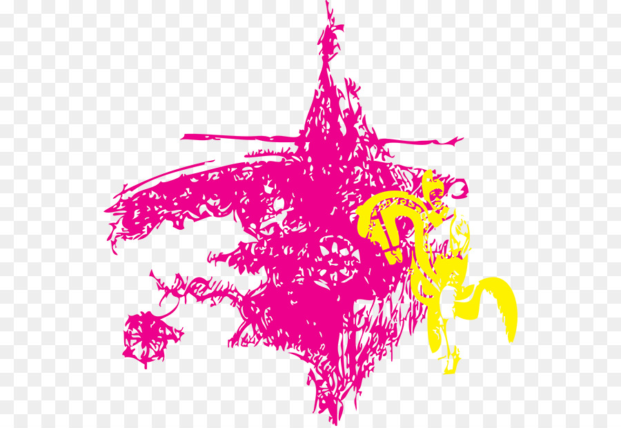 árbol，M Pink PNG