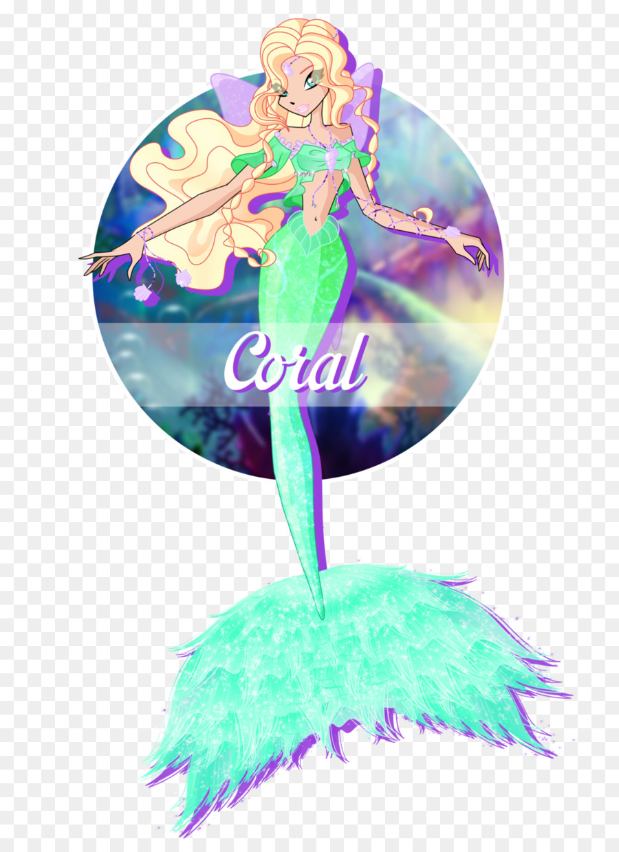 Sirena，Coral PNG