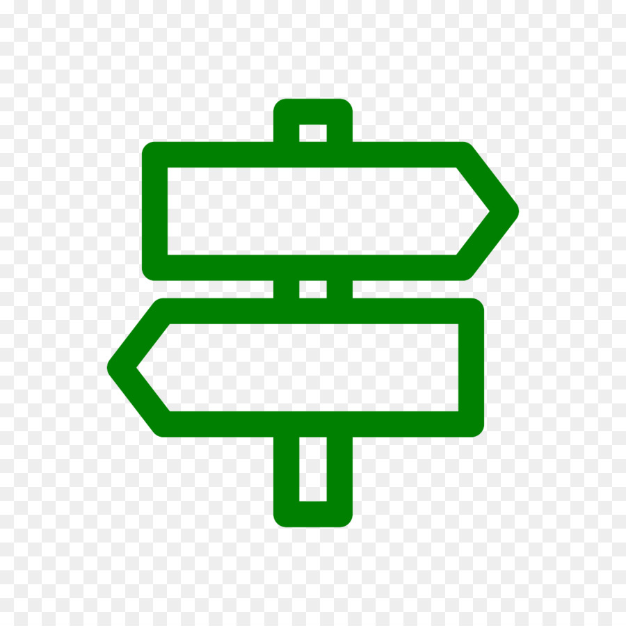 Señal De Dirección Verde，Flecha PNG