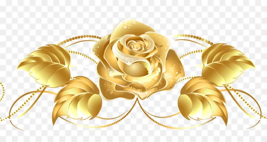 Rosa，Oro PNG