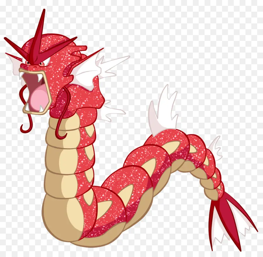 Gyarados Rojos，Pokemon PNG