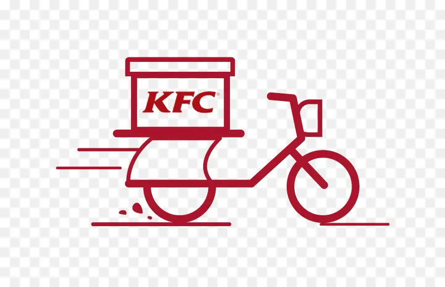 Bicicleta De Reparto Kfc，Comida Rápida PNG