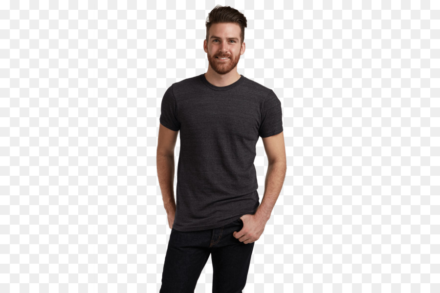 Hombre De Camiseta Negra，Camiseta Negra PNG