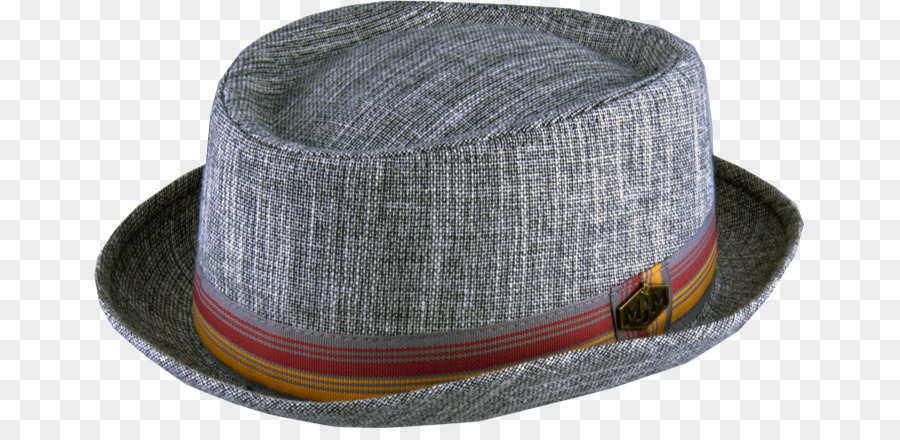 Sombrero Fedora，Gris PNG