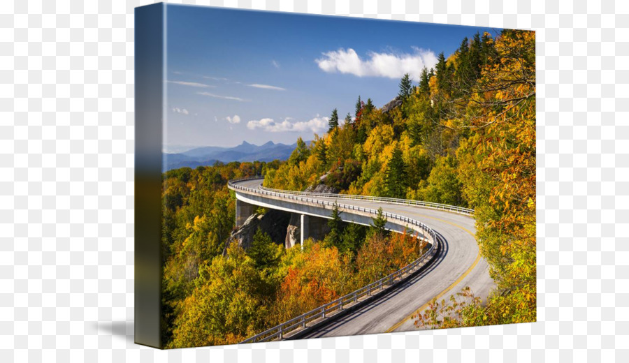 Blue Ridge Parkway，Viaducto De Linn Cove PNG