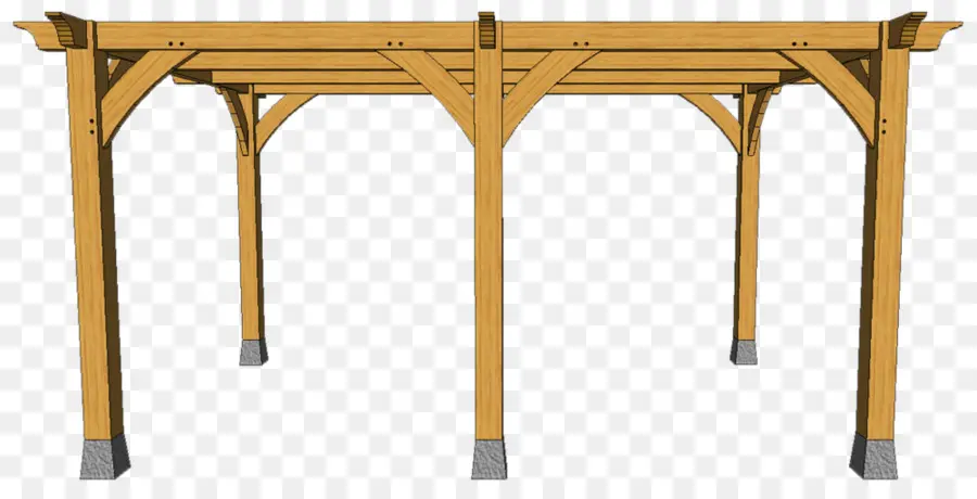 Pérgola De Madera，Exterior PNG