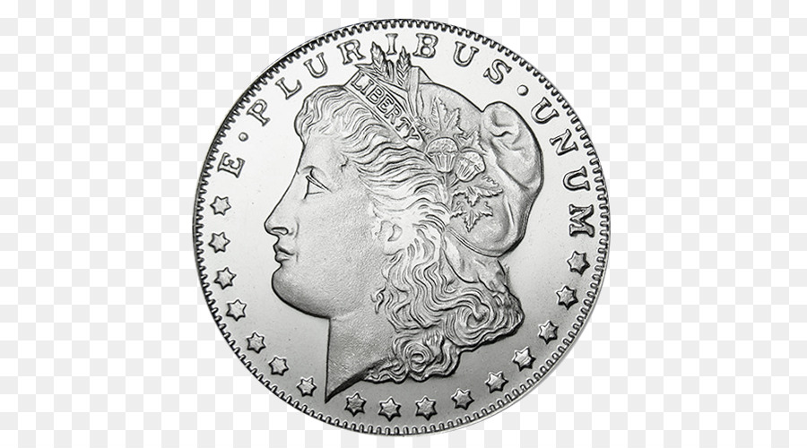 Morgan Dollar，Moneda De Dólar PNG