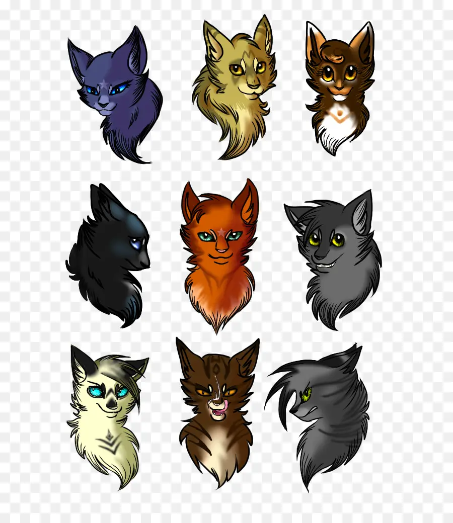 Caras De Gato，Gatos PNG