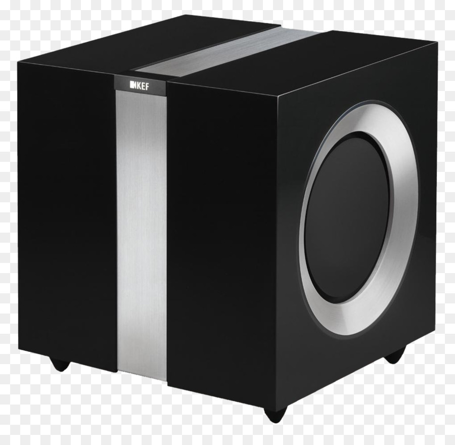 Subwoofer，Kef R400b Subwoofer En Brillo PNG