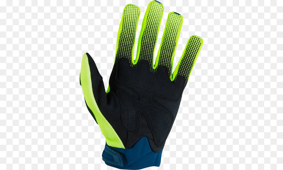 Guante，Fox 2016 Blueyellow Pawtector Race Mx Guantes PNG