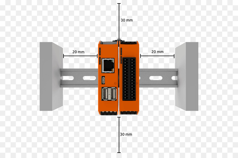 Din Rail，Recinto Eléctrico PNG