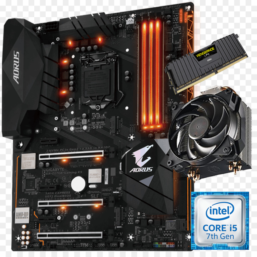 Gigabyte Ga Z270x Juegos K5，Intel PNG