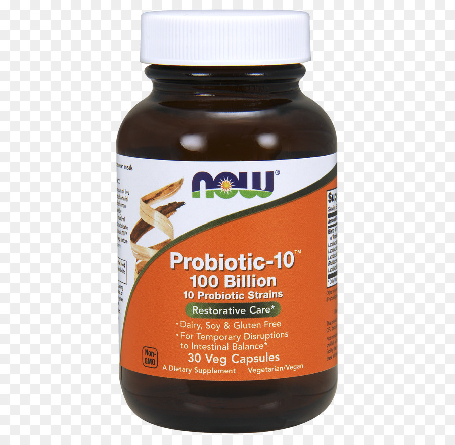 Suplemento Dietético，Ahora Los Alimentos Probiotic10 PNG