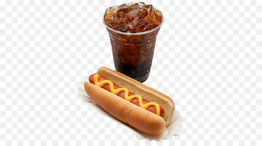 Perro Caliente Y Refresco，Hot Dog PNG