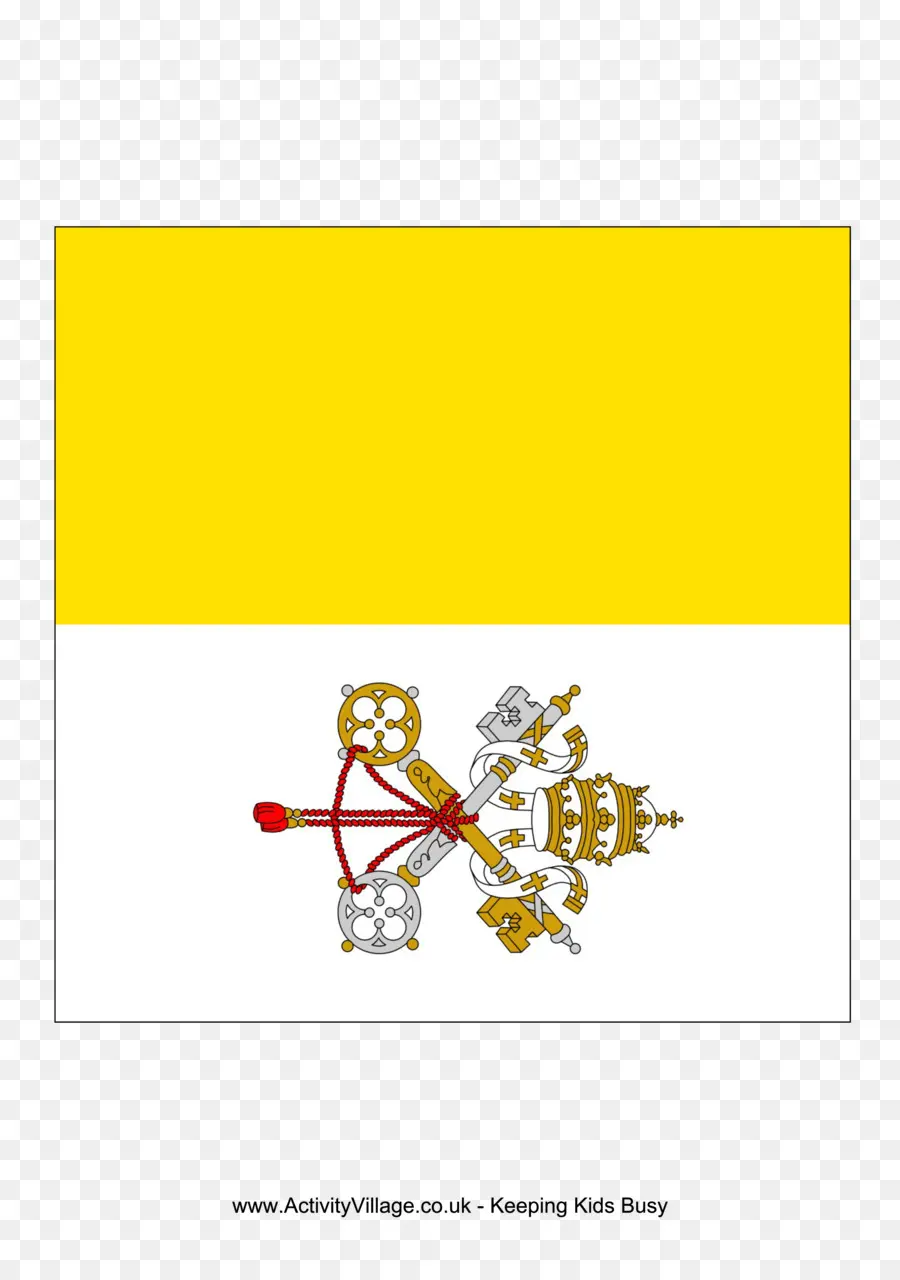 Ciudad Del Vaticano，Bandera De La Ciudad Del Vaticano PNG