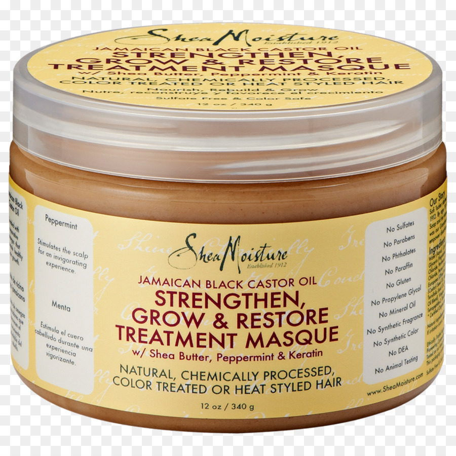 Shea Moisture Jamaican Black Castor Oil Whampú，Aceite De Castor PNG