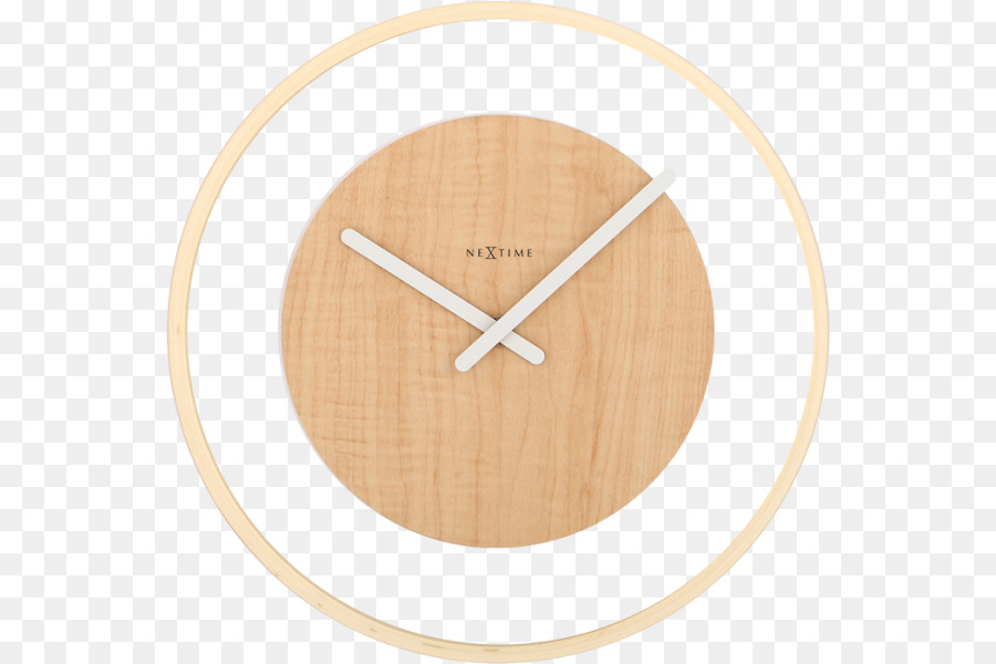 Nextime Madera Bucle De Reloj De Pared，Reloj PNG