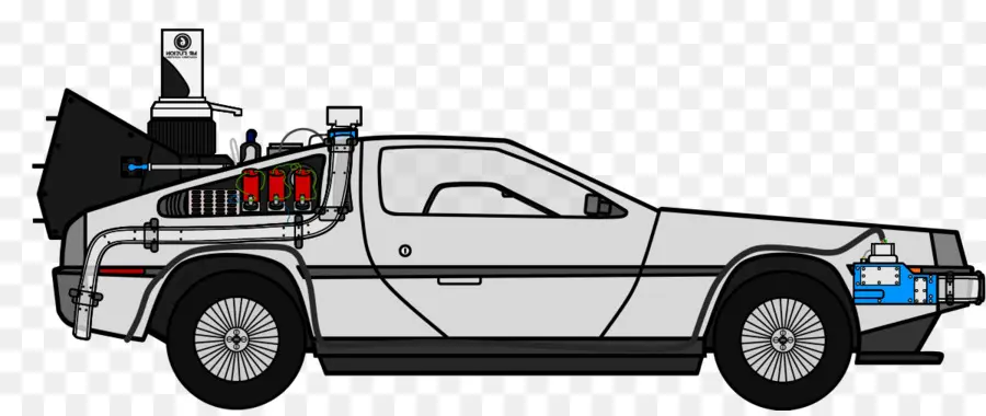 Delorean Dmc12，Coche PNG