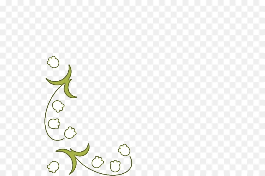 Diseño Floral，Verde PNG